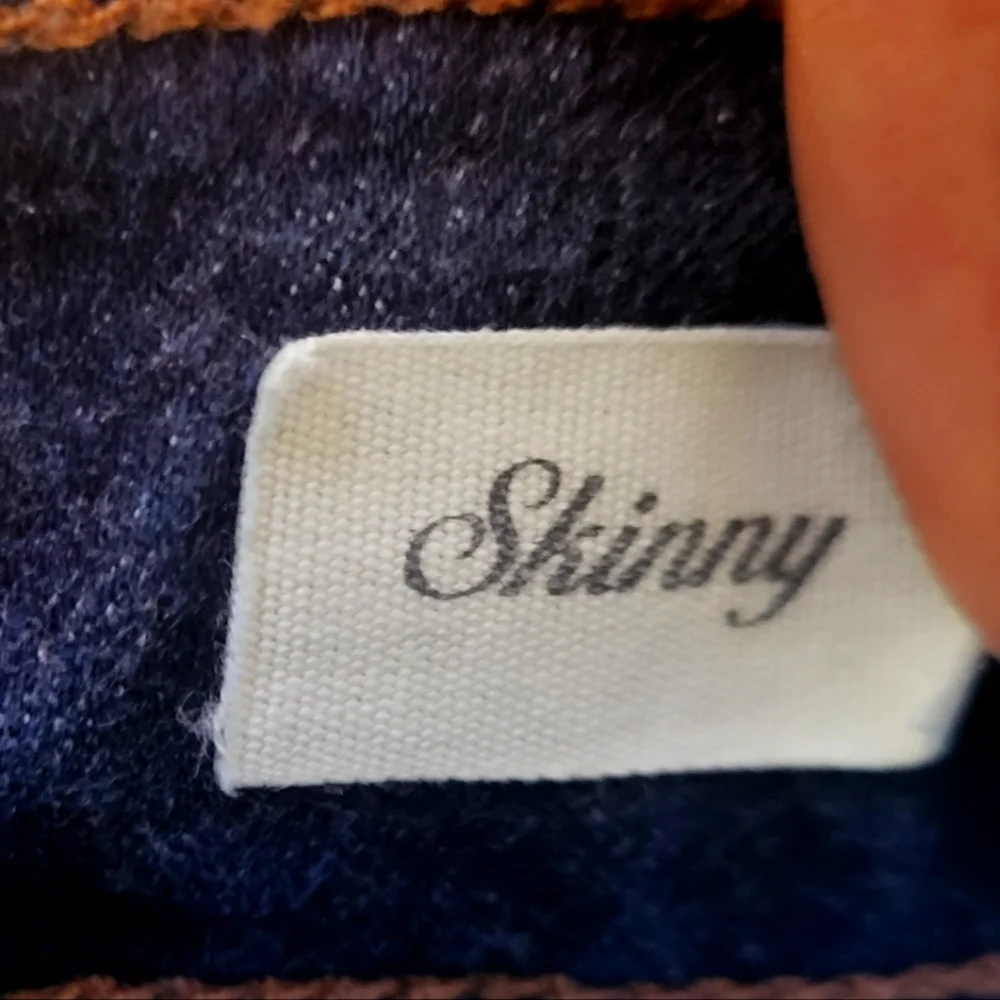 Womens Bootlegger The Real McCoy W30L30 Dark Wash Blue Denim Skinny Jeans - Picture 12 of 13